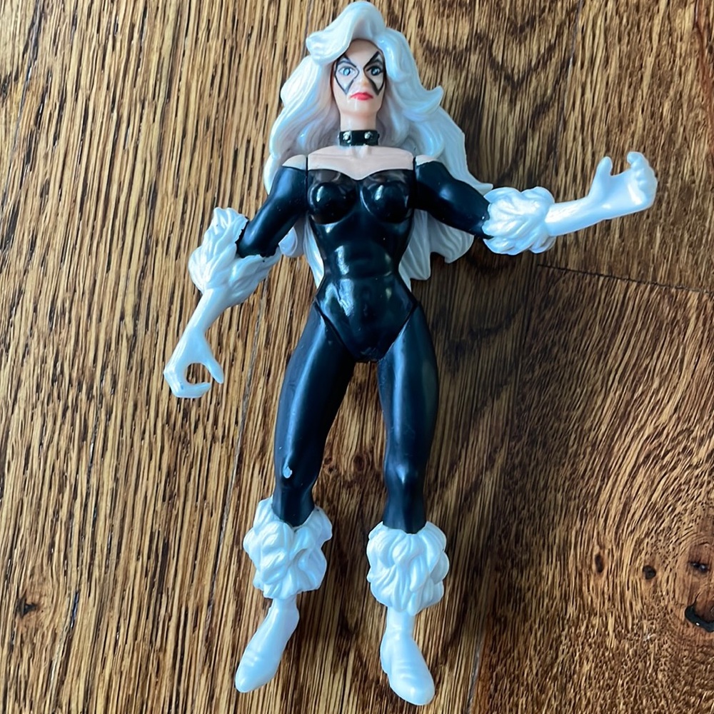 Black Cat Action Figure Marvel Spider-Man the Animation Series Toy Biz 1995